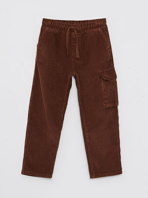 Beli Lastikli Basic Kadife Erkek ?ocuk Pantolon - Waikiki фото 3