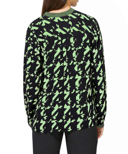 Блузка, черно-зеленая - Ashley brooke фото 4