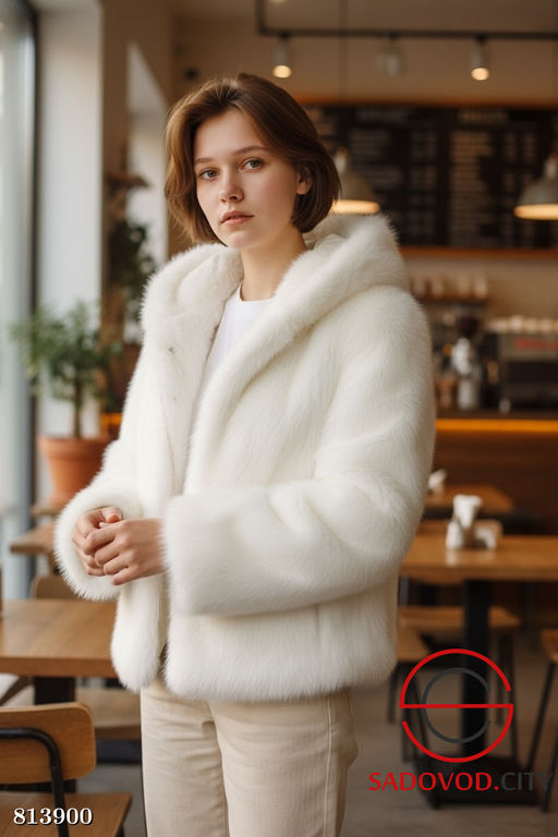 Шуба женская из искусственного меха