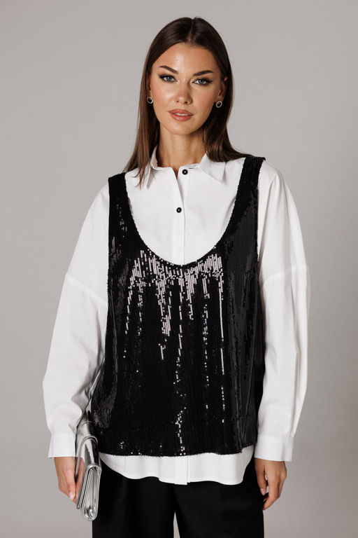 Комплект Lars Style 1171 черный, оттенки белого