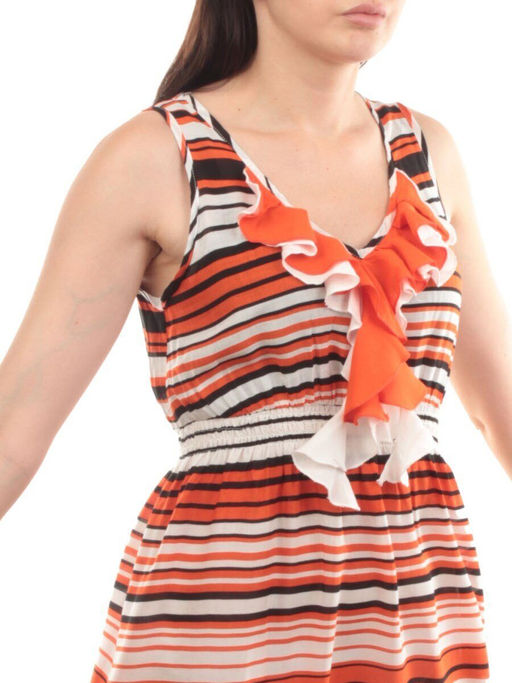 NK3517 ORANGE Платье женское (65% хлопок, 35% вискоза)