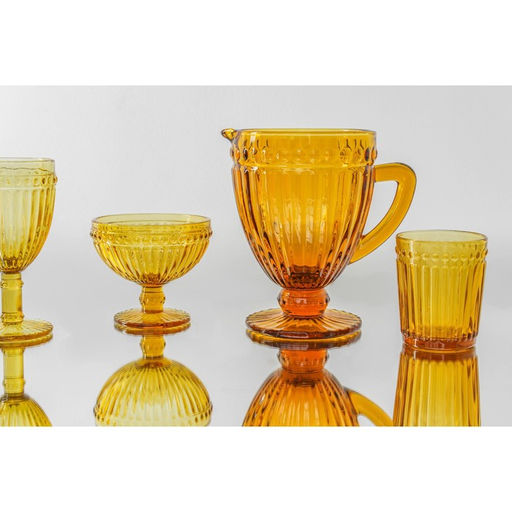 Кувшин для воды Magistro «Босфор» 1.1 л, стекло, жёлтый