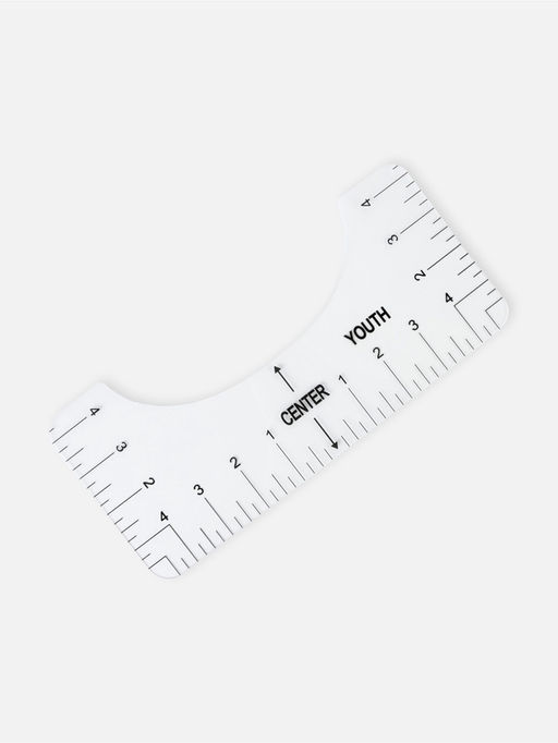 Набор линеек для раскроя горловины, 4 шт., 25.4×6.35/8.9/11.5/12.7 см