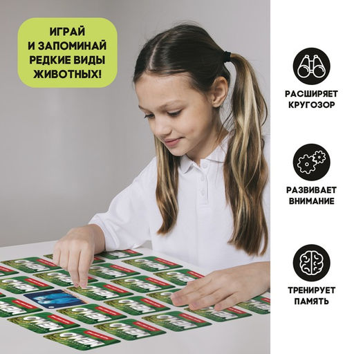 Мемо Редкие животные - Лас играс kids фото 4