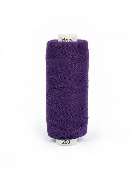Нитки IDEAL бытовые 40/2 полиэстер 366м цв.200 фиолетовый уп.10шт