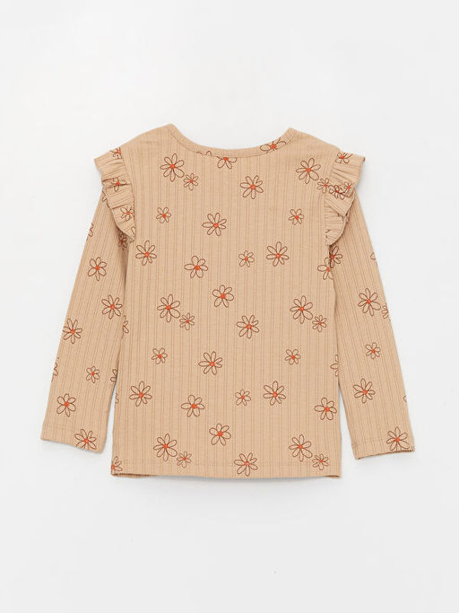 Bisiklet Yaka Uzun Kollu K?z Bebek Ti??rt 2li - Waikiki фото 3