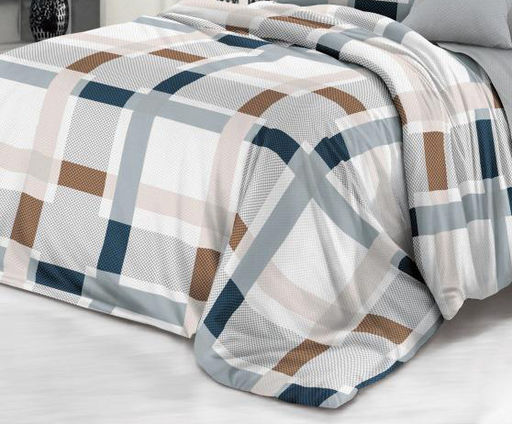 Пододеяльник 1,5-спальный на молнии, поплин (Дэлли (основа))