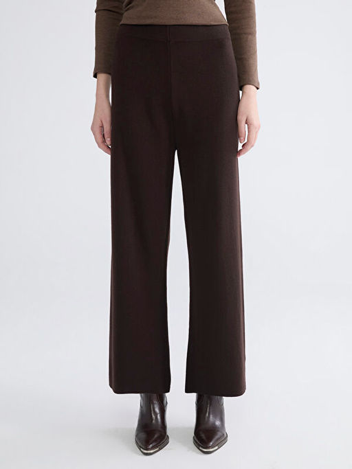 Beli Lastikli Kad?n Triko Pantolon