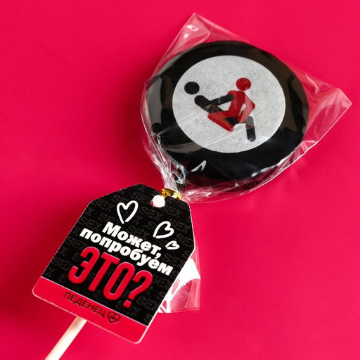 Леденец с печатью на палочке Наездница: вкус: кола, 25 г. (18+) - Simaland фото 5