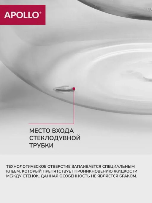 Набор бокалов с двойными стенками APOLLO Campana 250 мл 2 пр.  фото 3