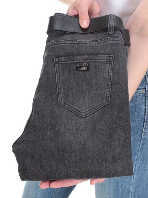 D603 DARK GRAY Джинсы-скинни женские DIOVES