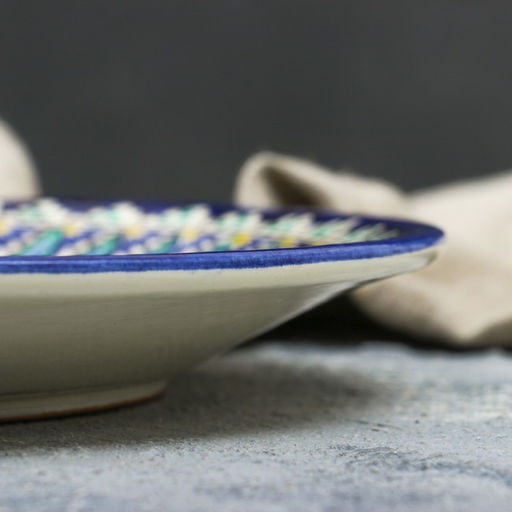 Тарелка узбекская Риштанская Керамика «Цветы», d=27 см, МИКС