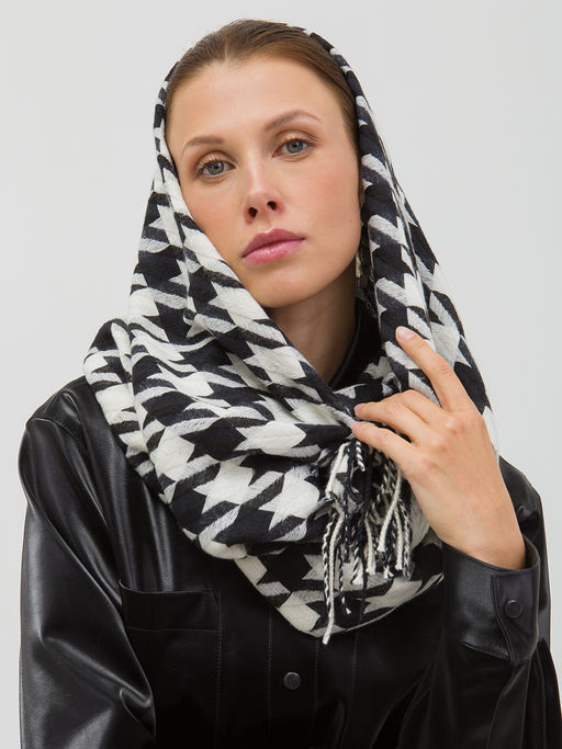 В составе шерсть. Большой теплый двусторонний палантин - Tantino фото 10