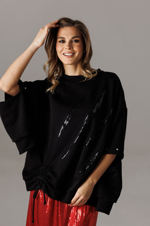 Джемпер Lars Style 1187/1 черный