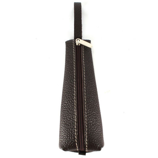 Футляр для ключей Croco-кл-506 (на молнии) натуральная кожа коричневый флотер (116/1) 261076  фото 2