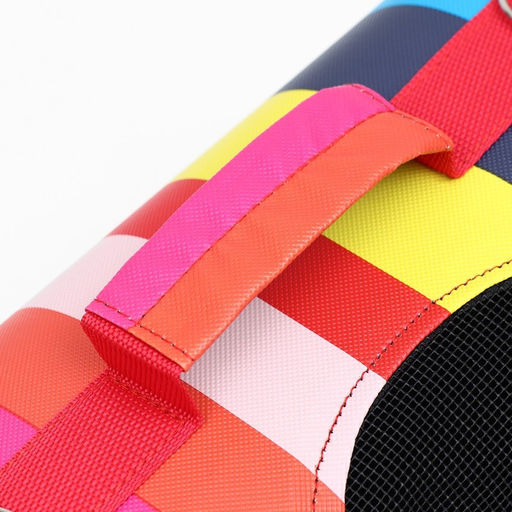 Сумка-переноска каркасная Радуга, размер М, 40 х 21 х 27 см - Пижон фото 5