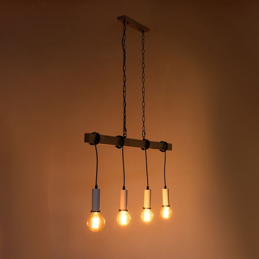 Люстра «Дрога» 4хЕ27 40 Вт 80×7×15-200 см