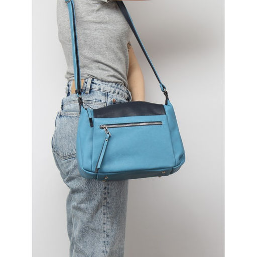 Сумка женская искусственная кожа ADEL-279/ММ. 1отдел+плеч/рем. синеголубой 259187 - Adelia фото 5
