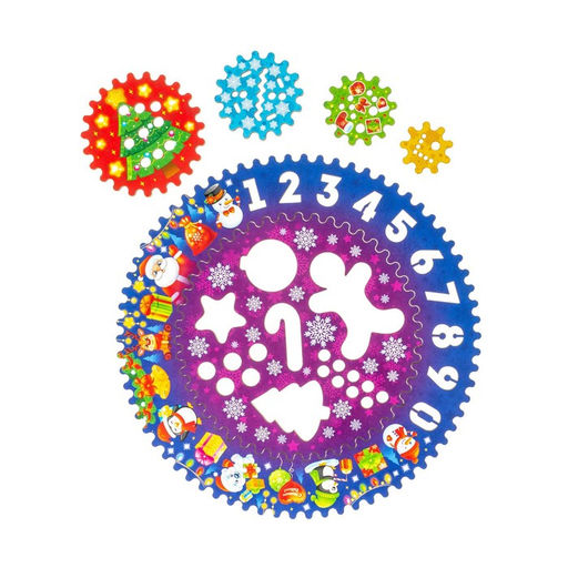 Спирограф WoodLand Toys «Новогодние подарки»