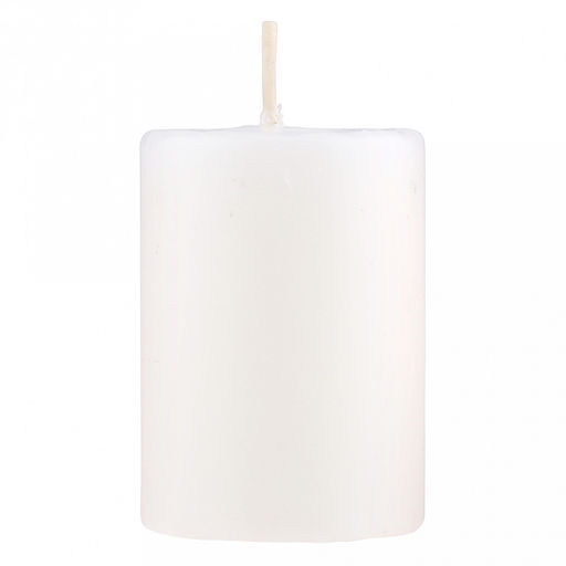 Свеча Цилиндр д4см, h6см, парафин, с декором, Пара, белый, время горения 8 часов, Символ 2026 года (Россия) - Домашняя мода фото 3