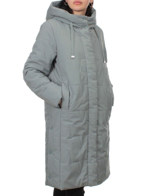 1120 GRAY Пальто зимнее облегченное женское (холлофайбер 150 гр.)