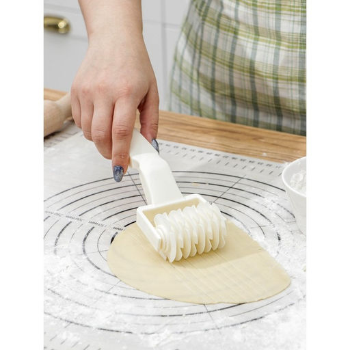 Валик для нарезки теста Доляна Сетка, 20?7?4.5 см, белый  фото 4