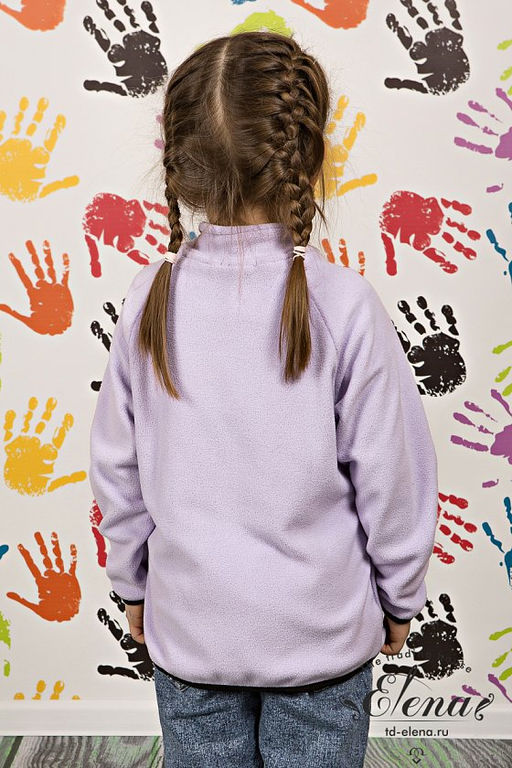 Толстовка М222083ВШв Сирень - Елена фото 3
