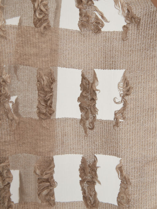 в составе шерсть Большой, красивый палантин из ткани, окрашенной ручным способом. - Tantino фото 5