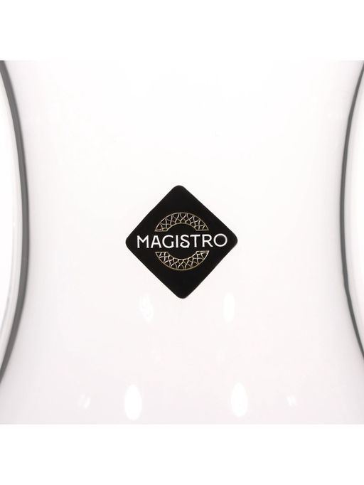 Декантер Magistro «Богема», 1.5 л, 15.5×20.5 см, металлическая крышка с диспенсером, стекло, прозрачный