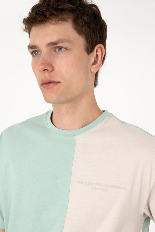 Erkek Comfort Fit Bisiklet Yaka Su Ye_ili Ti__rt Sepette S_rpriz _ndirim - U.s. polo assn фото 2