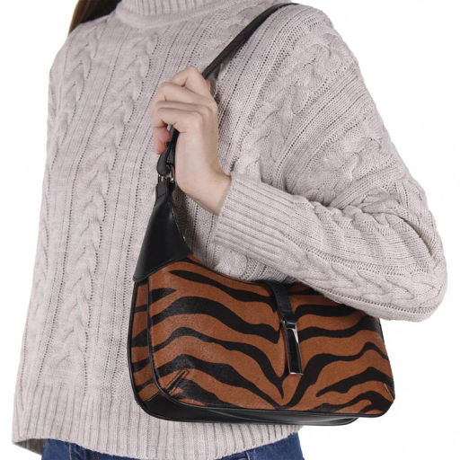 Сумка 3627VG zebra stripe Vitelli Grassi