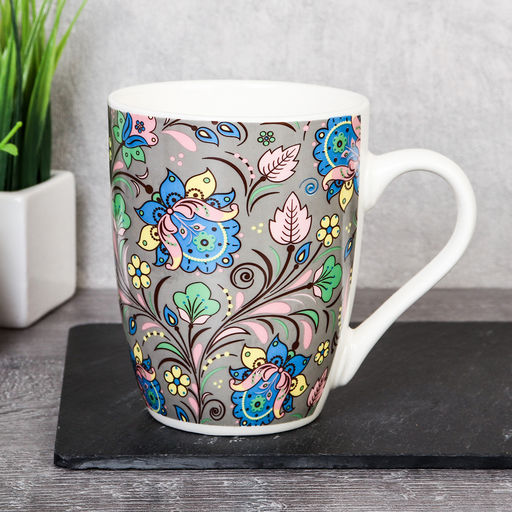 Кружка 400 мл. Цветы арт. G039 (736164)