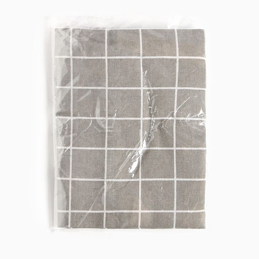 Фартук Экономь и Я Клетка.цвет бежевый, 56*704см, 100% хл, рогожка  фото 6