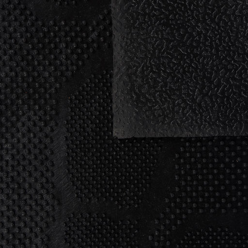 Коврик придверный резиновый 40х60см "Следы" "Vortex" (черный)