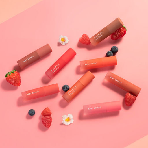 Тинт для Губ и Щек Бархатный Матовый 03 Peach Berry, Персиково-Ягодный BABY BRIGHT, 2.4 гр