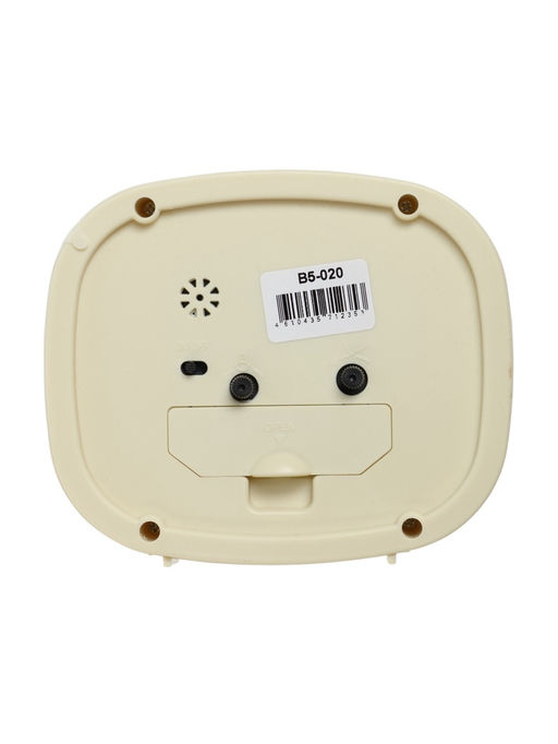 Будильник «Гусь», плавный ход, 12.5×10.5 см, жёлтый