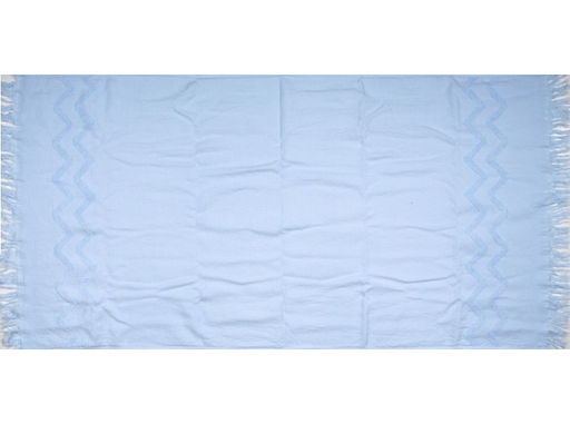 3о402.100ж1 Молния (голубой4) Полотенце махровое 70х140 см