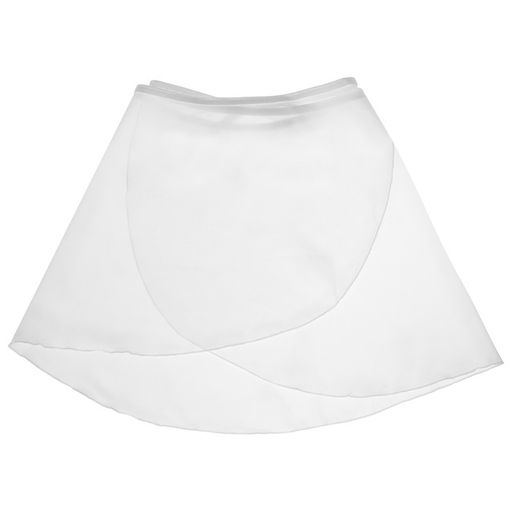 Юбка гимнастическая Grace Dance, с запахом, р. 34-36, цвет белый  фото 7
