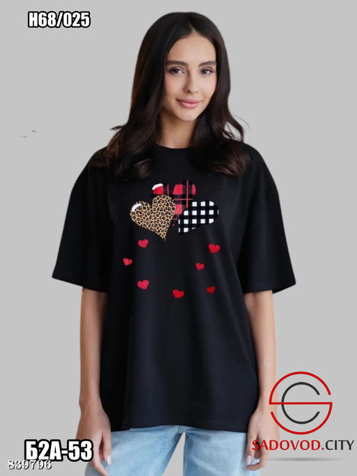 Футболка оверсайз с рисунком - Bruno фото 2