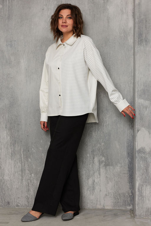 Рубашка BegiModa 4143 Сливочный
