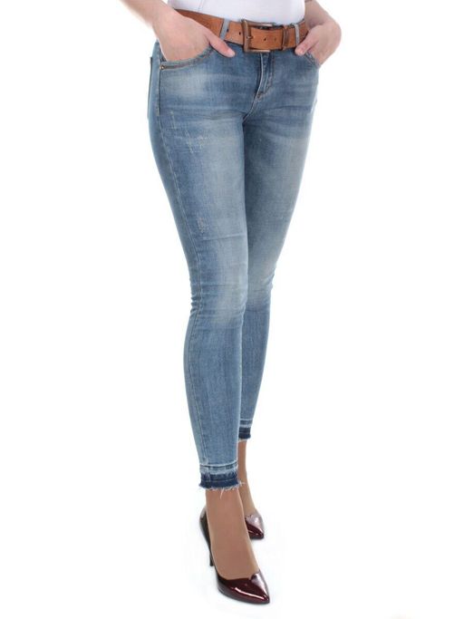 D88017 BLUE Джинсы-скинни женские DIOVES