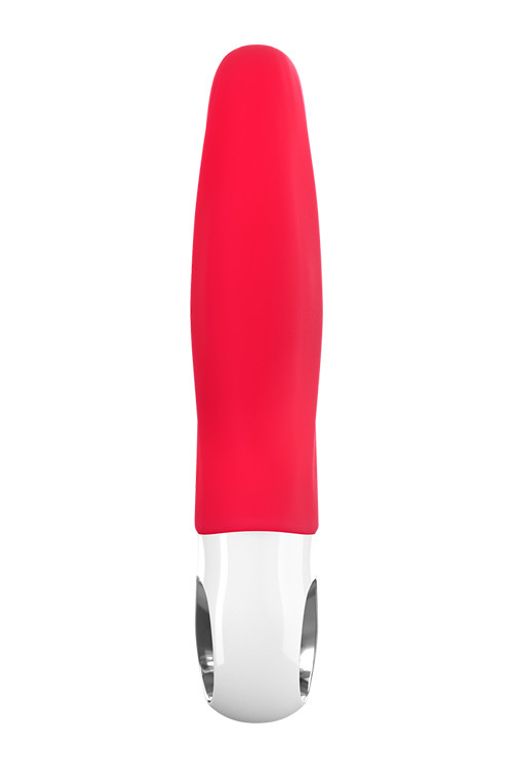 Вибратор Fun Factory LADY BI, силикон, красный, 22 см  фото 4
