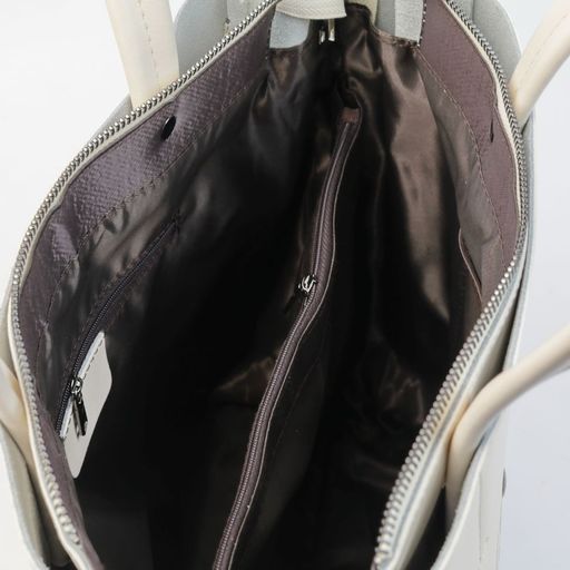 Женская кожаная сумка тоут 8650 Беж - Cidirro фото 4