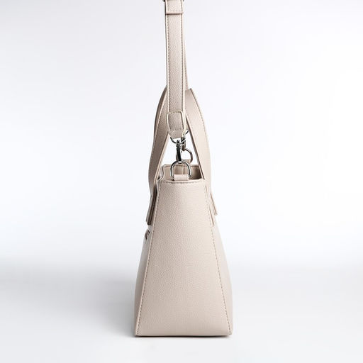 Сумка женская TEXTURA, тоут, средний размер, цвет бежевый  фото 5