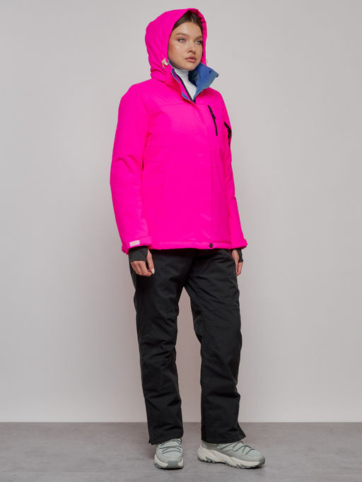 Горнолыжный костюм женский зимний розового цвета 005R - Chunmai фото 6