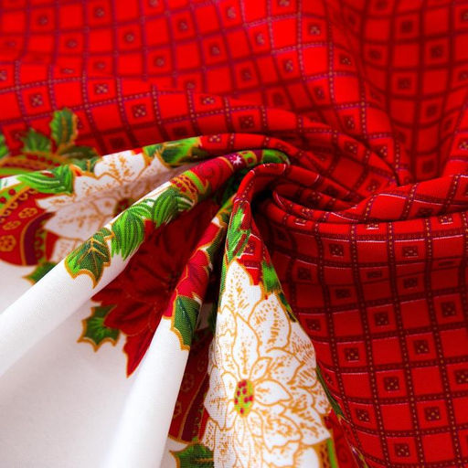 Скатерть новогодняя Доляна Процветания в Новом году 145*220 см, 100% п/э  фото 5