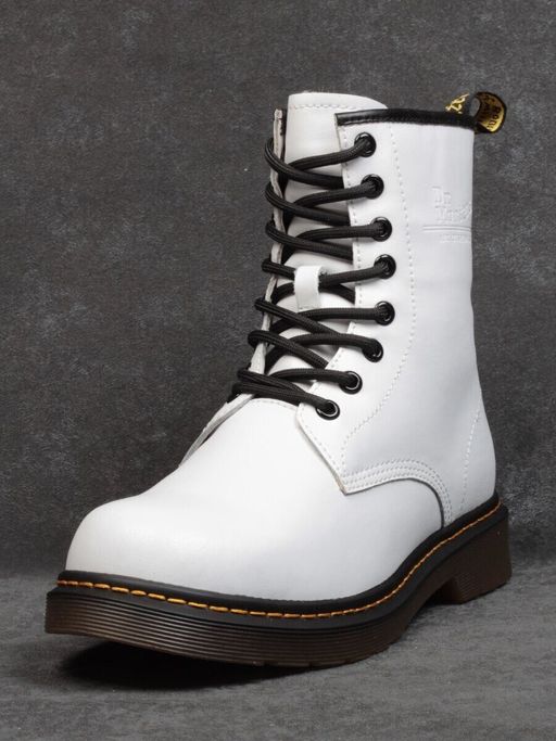 04-10072004 WHITE Ботинки зимние женские (натуральная кожа, натуральный мех) - Фабричный китай фото 4