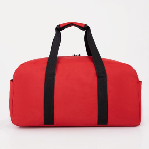 Сумка спортивная на молнии, 2 наружных кармана, цвет красный - Simaland фото 3