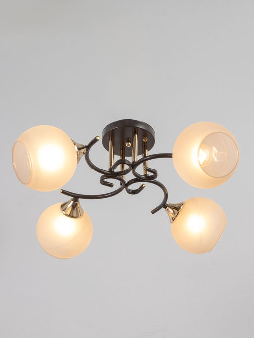 Люстра «Севиль» 2094/4, 4×60 Вт, Е27, 53×24 см, кофе/золото