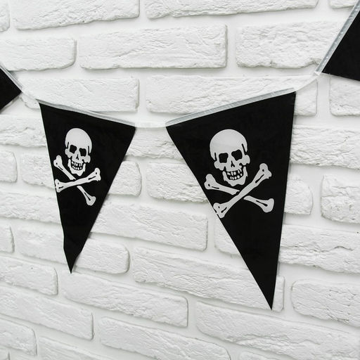 Гирлянда бумажная «Пират», 2,5 м